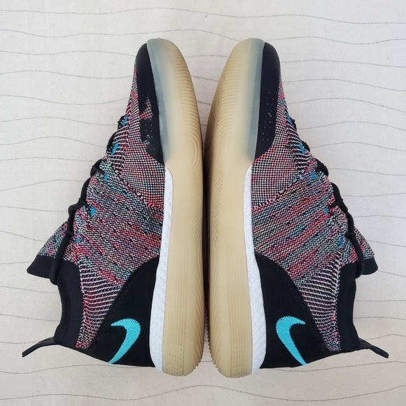 Nike Mens Zoom KD 11 Multi-Color Basketball Shoes Sneakers AO2604-001 Size 8 - Picture 7 of 11